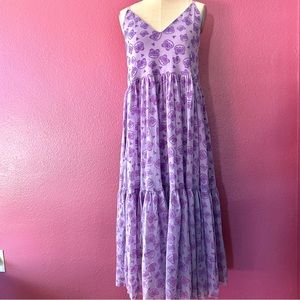 Blackmilk Animal Crossing Timmy And Tommy Purple Sheer
Midaxi Dress medium
